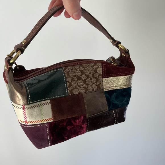 Vintage Mini top handle Coach patch purse - Picture 8 of 10